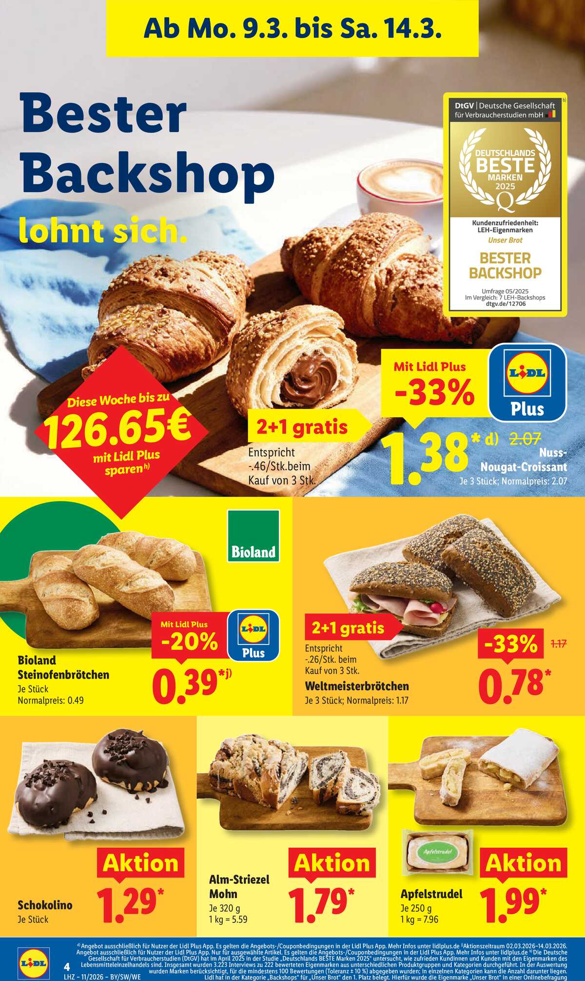 Leták Lidl Německo 9.3.-14.3.2026 strana 10