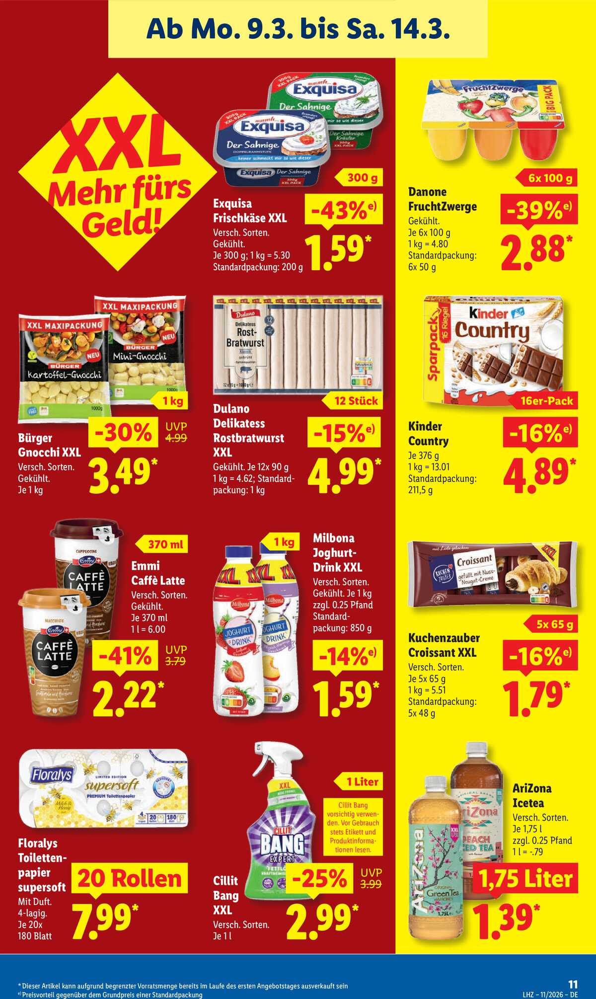 Leták Lidl Německo 9.3.-14.3.2026 strana 25