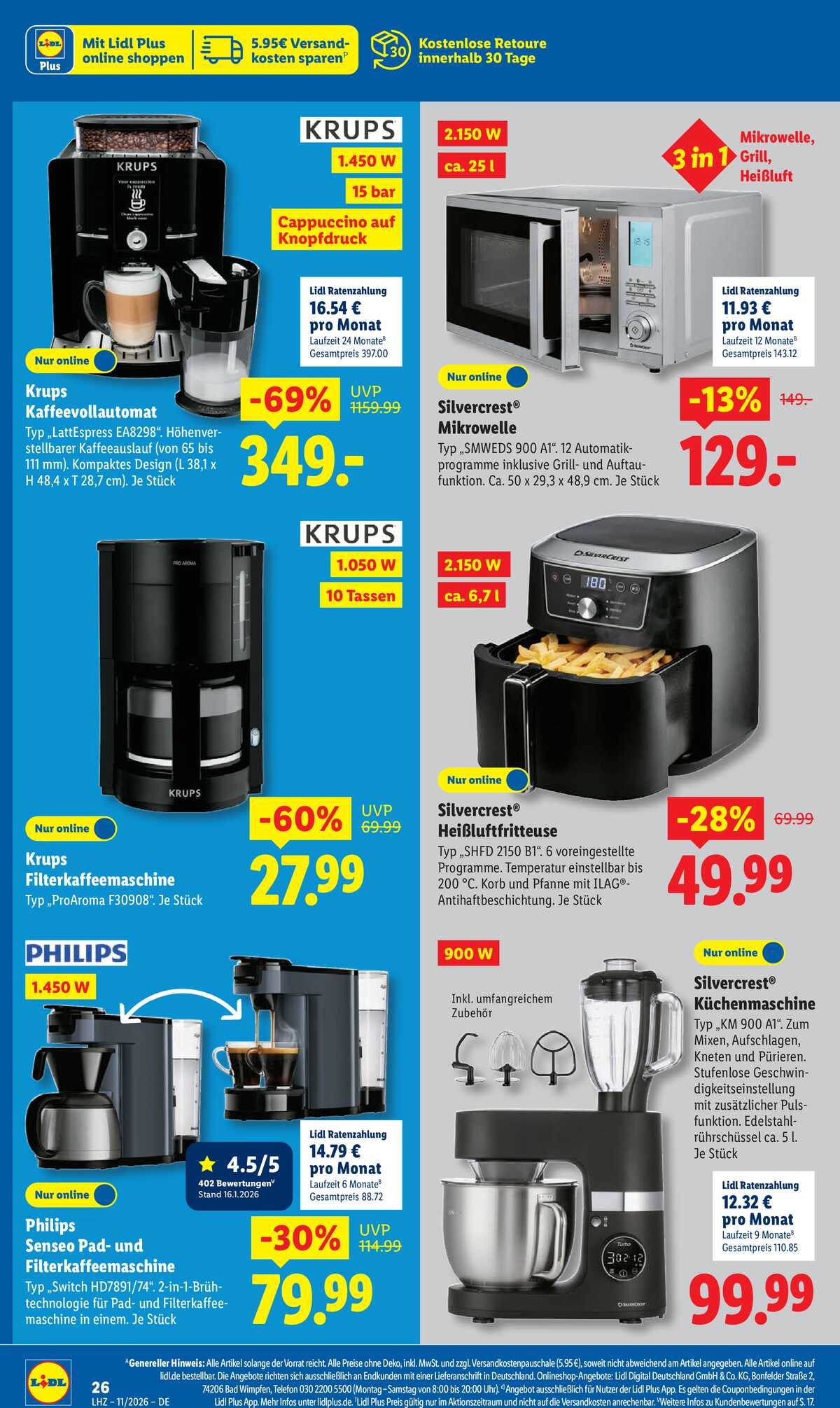 Leták Lidl Německo 9.3.-14.3.2026 strana 44