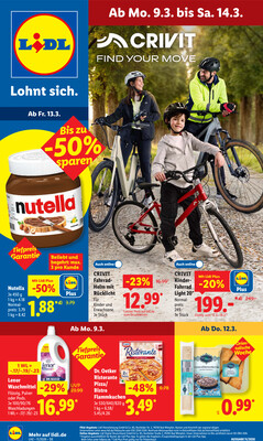 Leták Lidl Německo 9.3.-14.3.2026