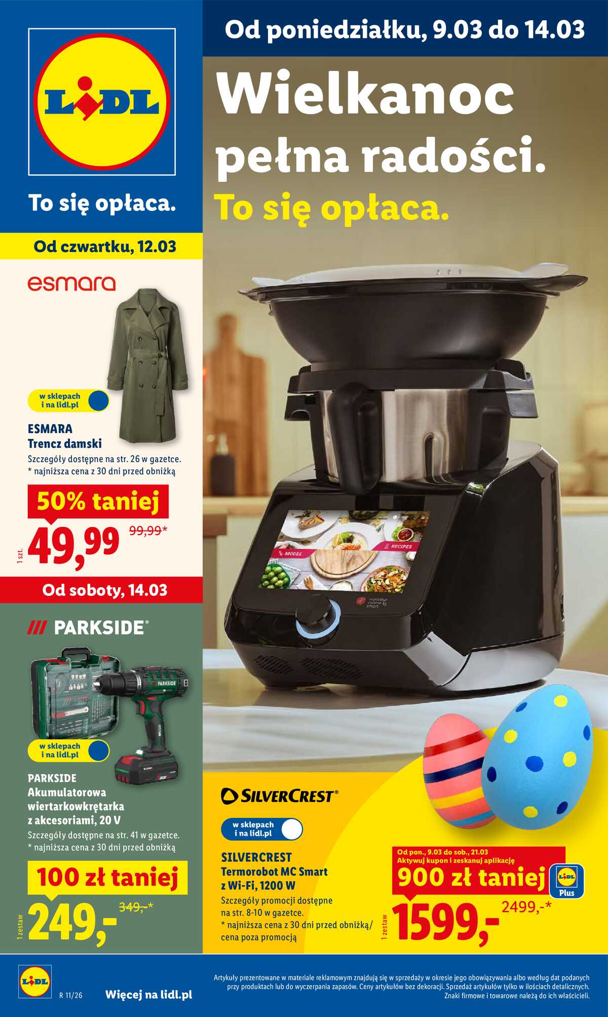 Katalog Lidl Polsko 9.3.-14.3.2026 strana 1