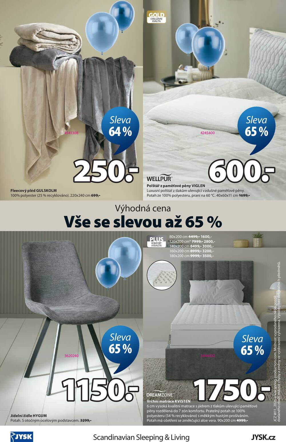 Jysk od 11.3. do 14.4.2026