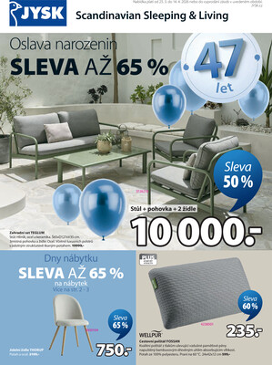 Jysk od 25.3. do 14.4.2026