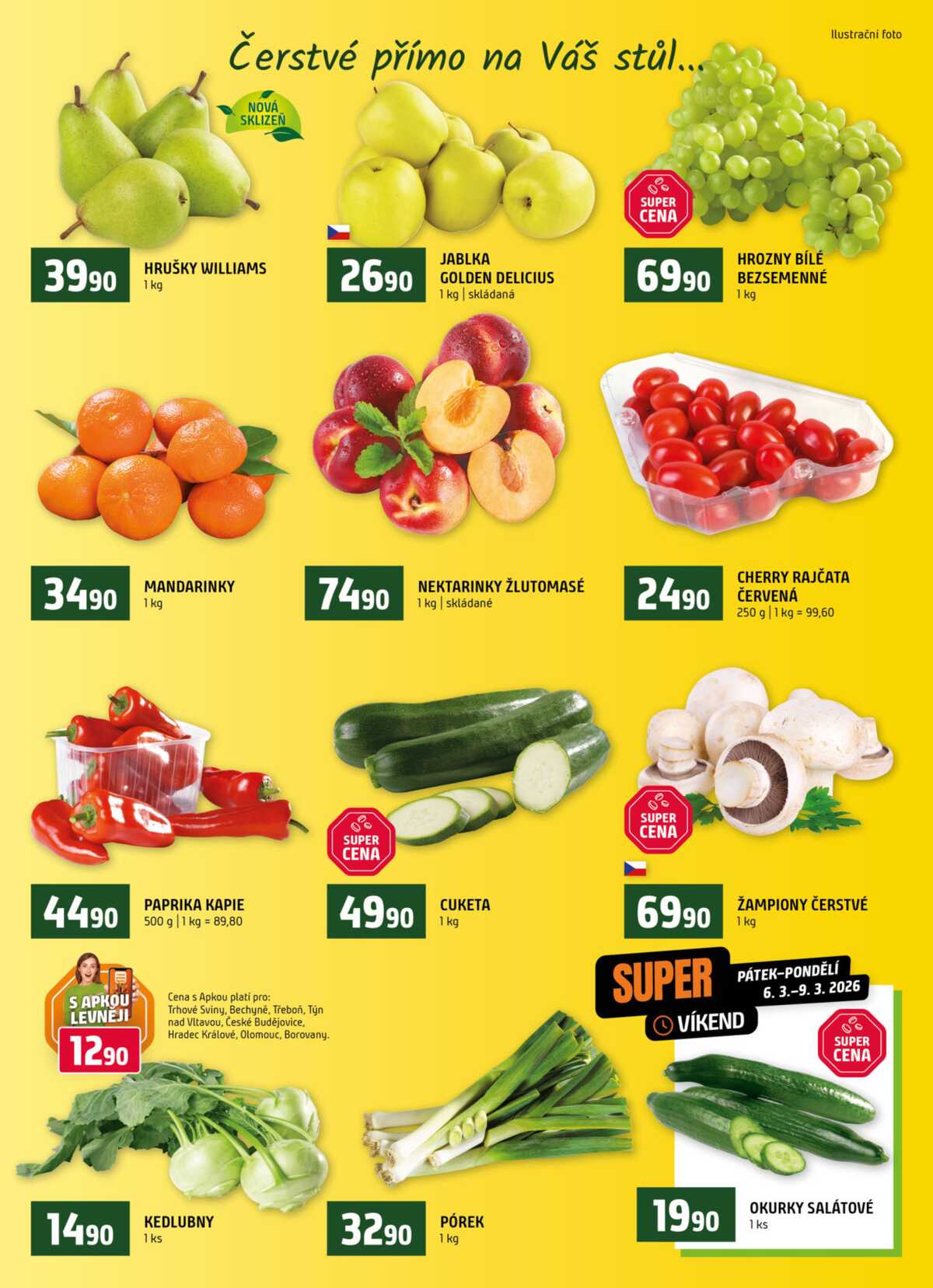 Terno Zlín, Prachatice, Strakonice, Blatná, Tábor 4.3. - 10.3. strana 6