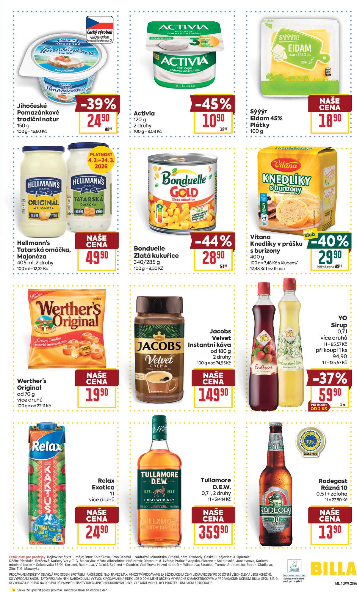 BILLA malý leták od 4.3. do 10.3.2026 strana 3