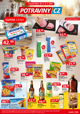 Potraviny CZ letáky