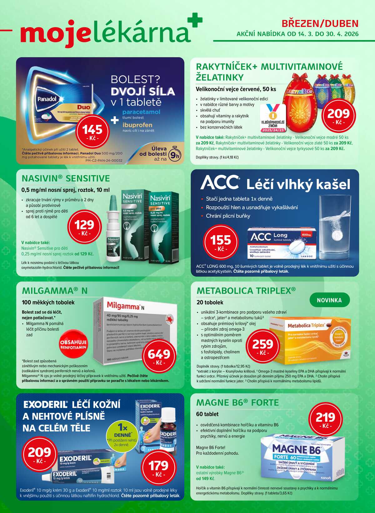 mojelekarna.cz od 14.3. do 30.4.2026 strana 1