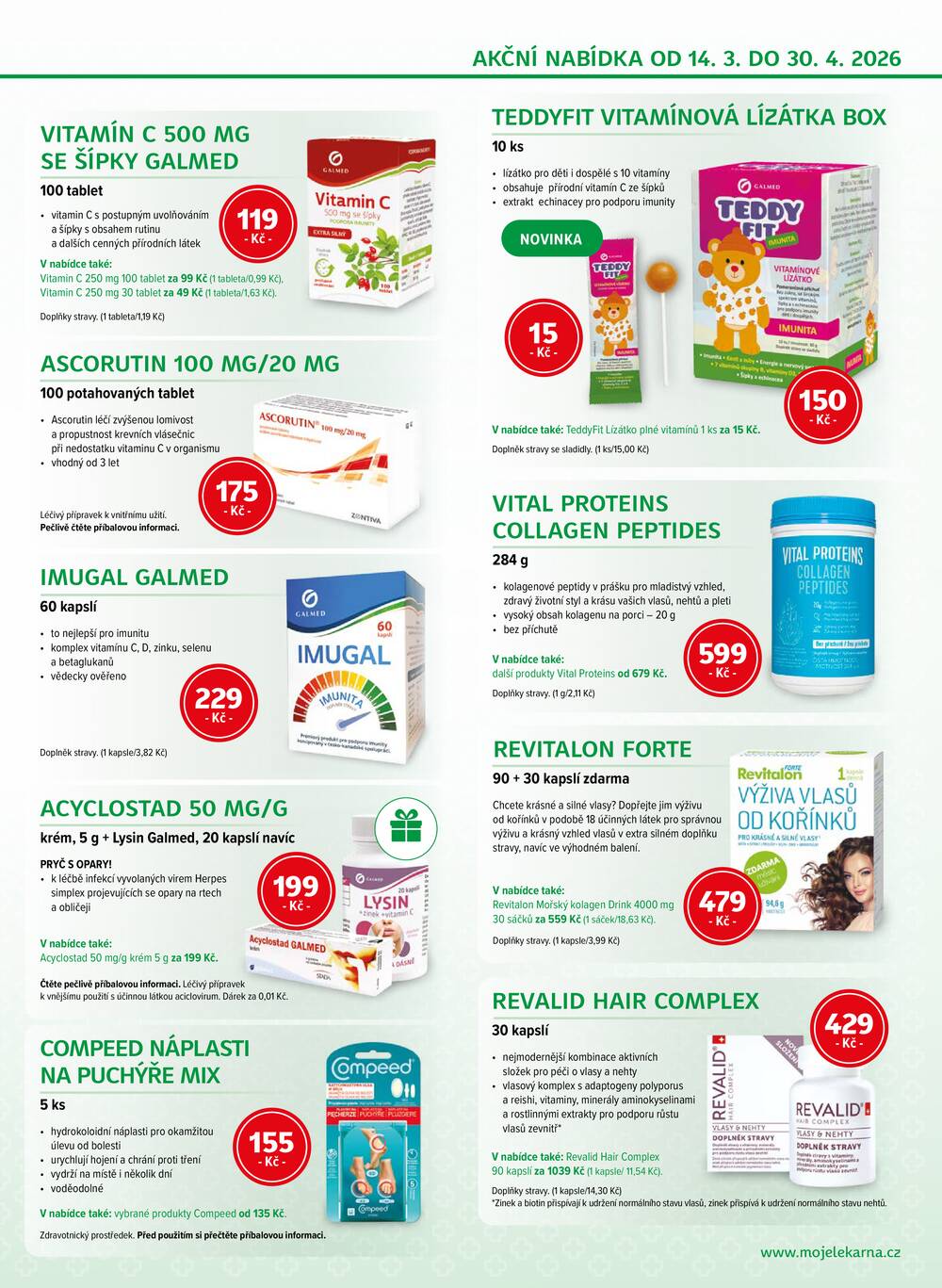 mojelekarna.cz od 14.3. do 30.4.2026
