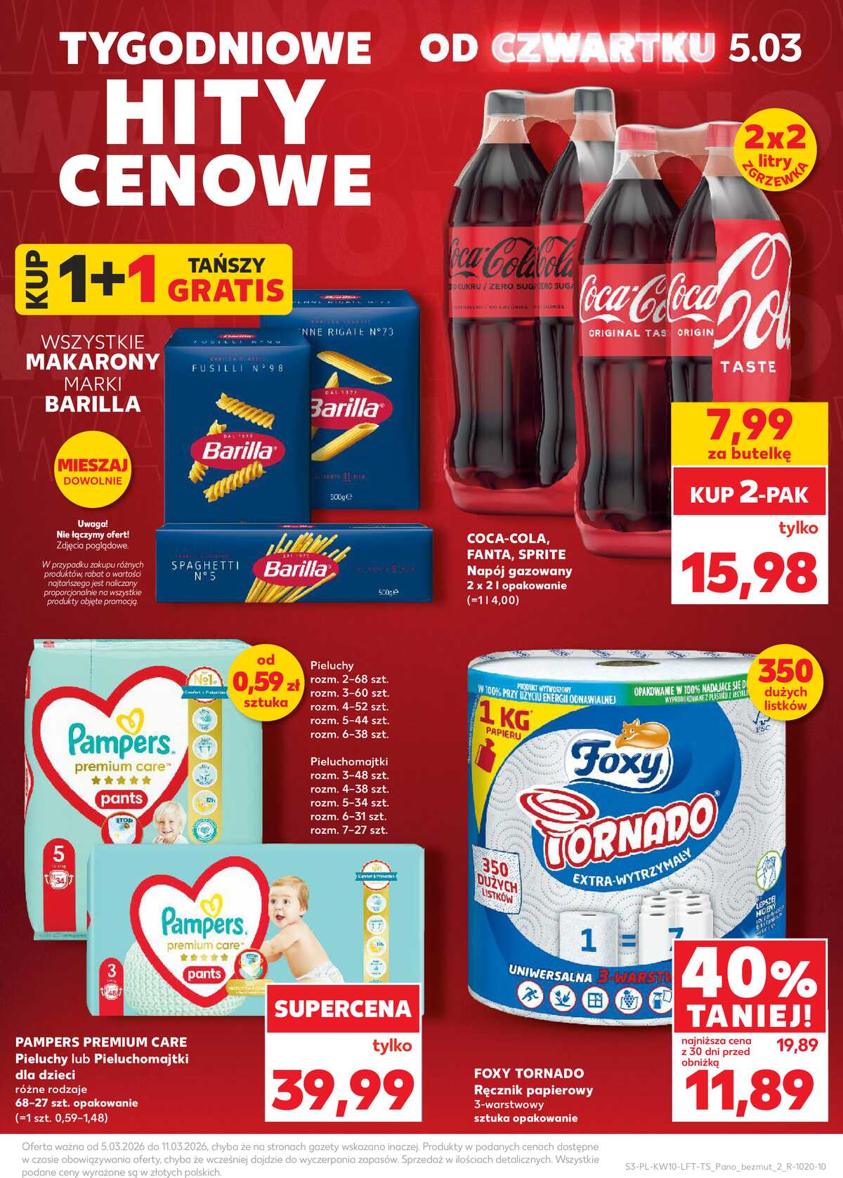 Leták Kaufland Polsko 5.3.-11.3.2026 - Noviny týdne strana 3