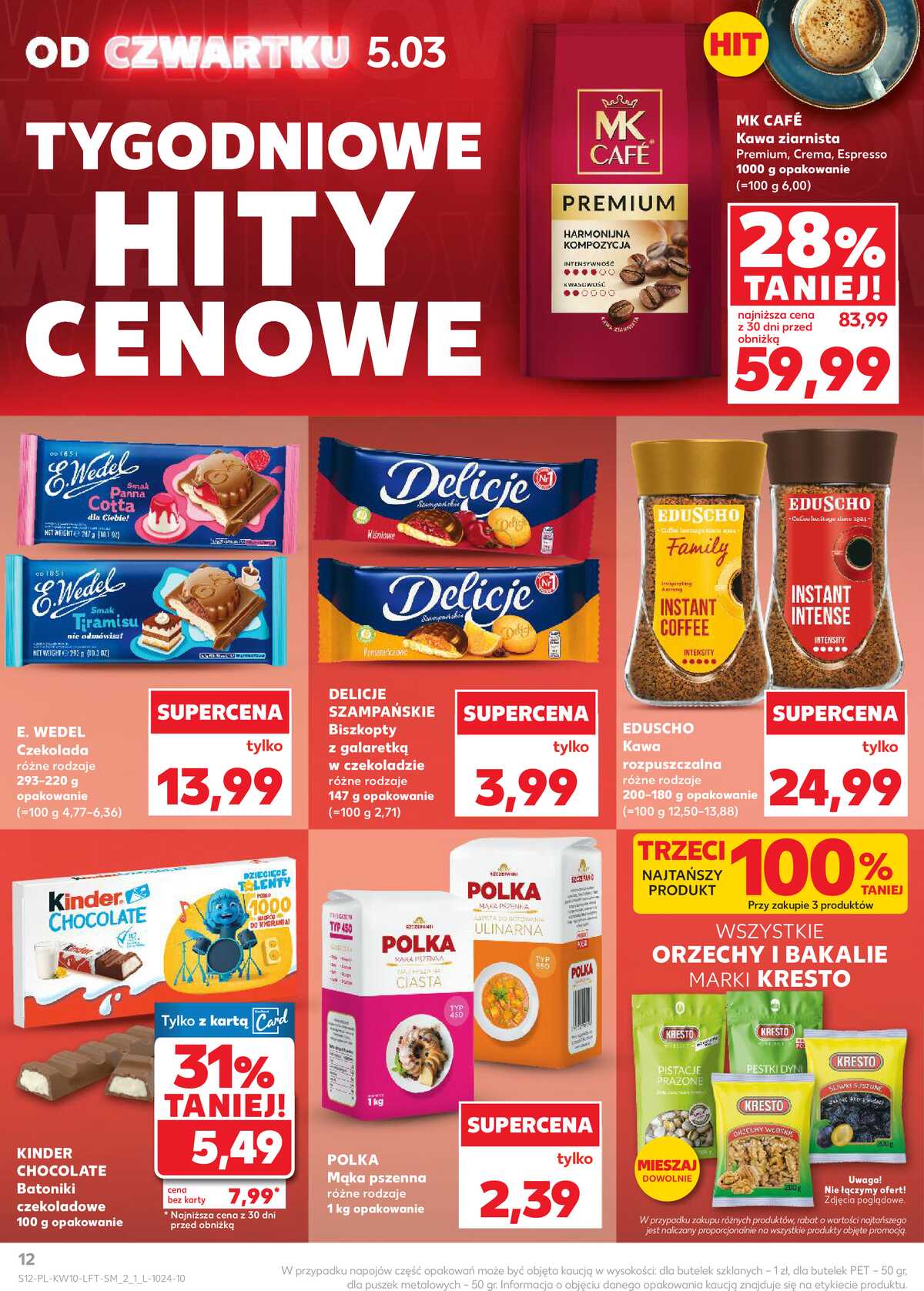 Leták Kaufland Polsko 5.3.-11.3.2026 - Noviny týdne strana 12