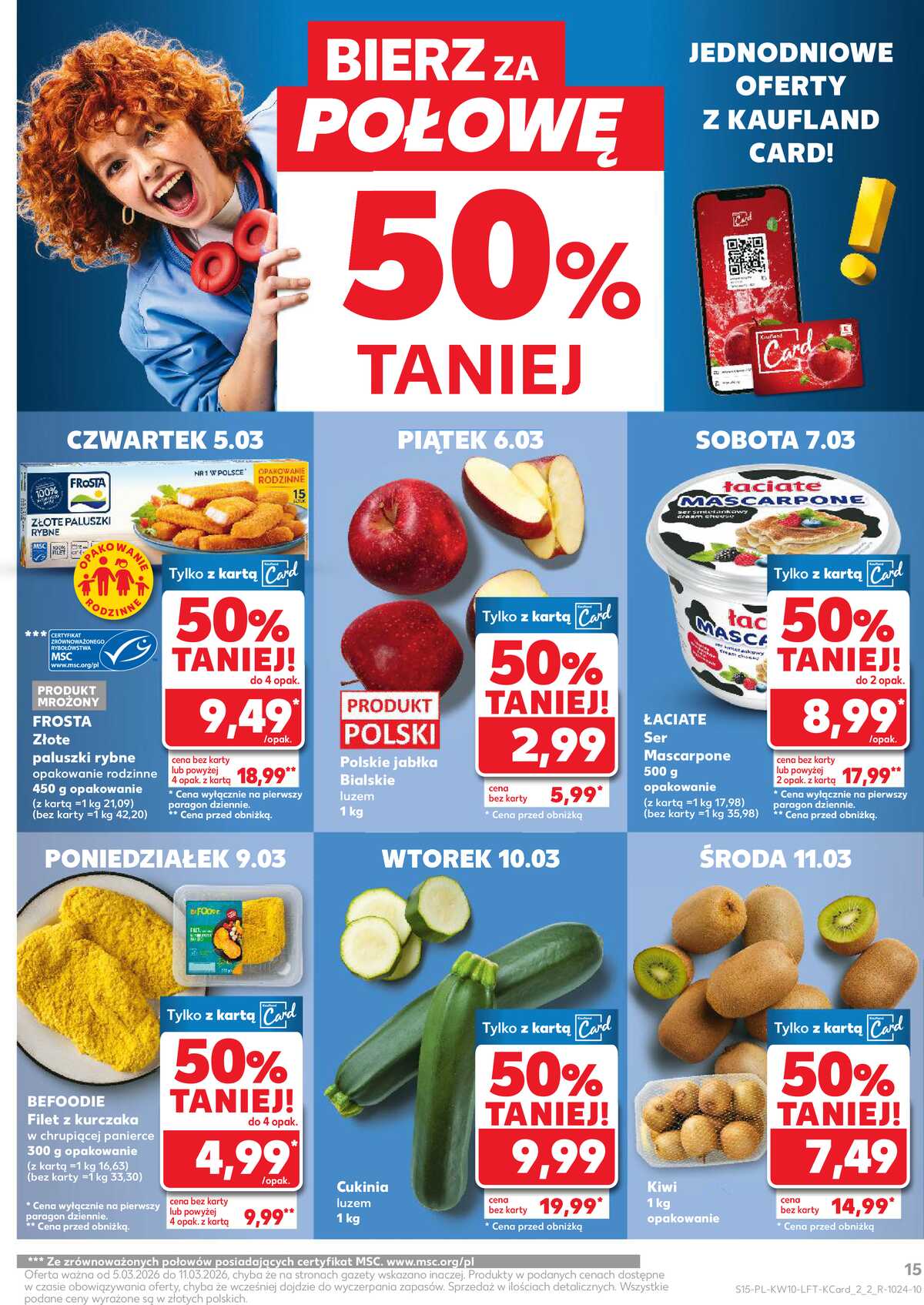 Leták Kaufland Polsko 5.3.-11.3.2026 - Noviny týdne strana 15