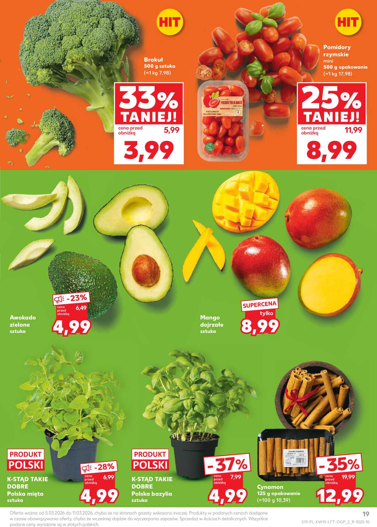 Leták Kaufland Polsko 5.3.-11.3.2026 - Noviny týdne strana 19