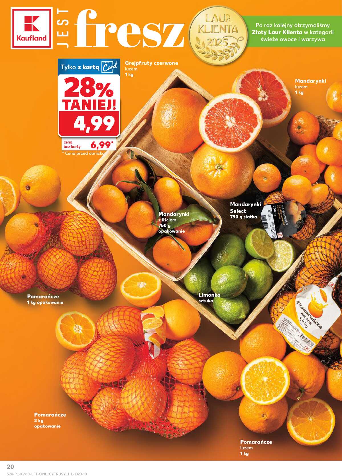 Leták Kaufland Polsko 5.3.-11.3.2026 - Noviny týdne strana 20