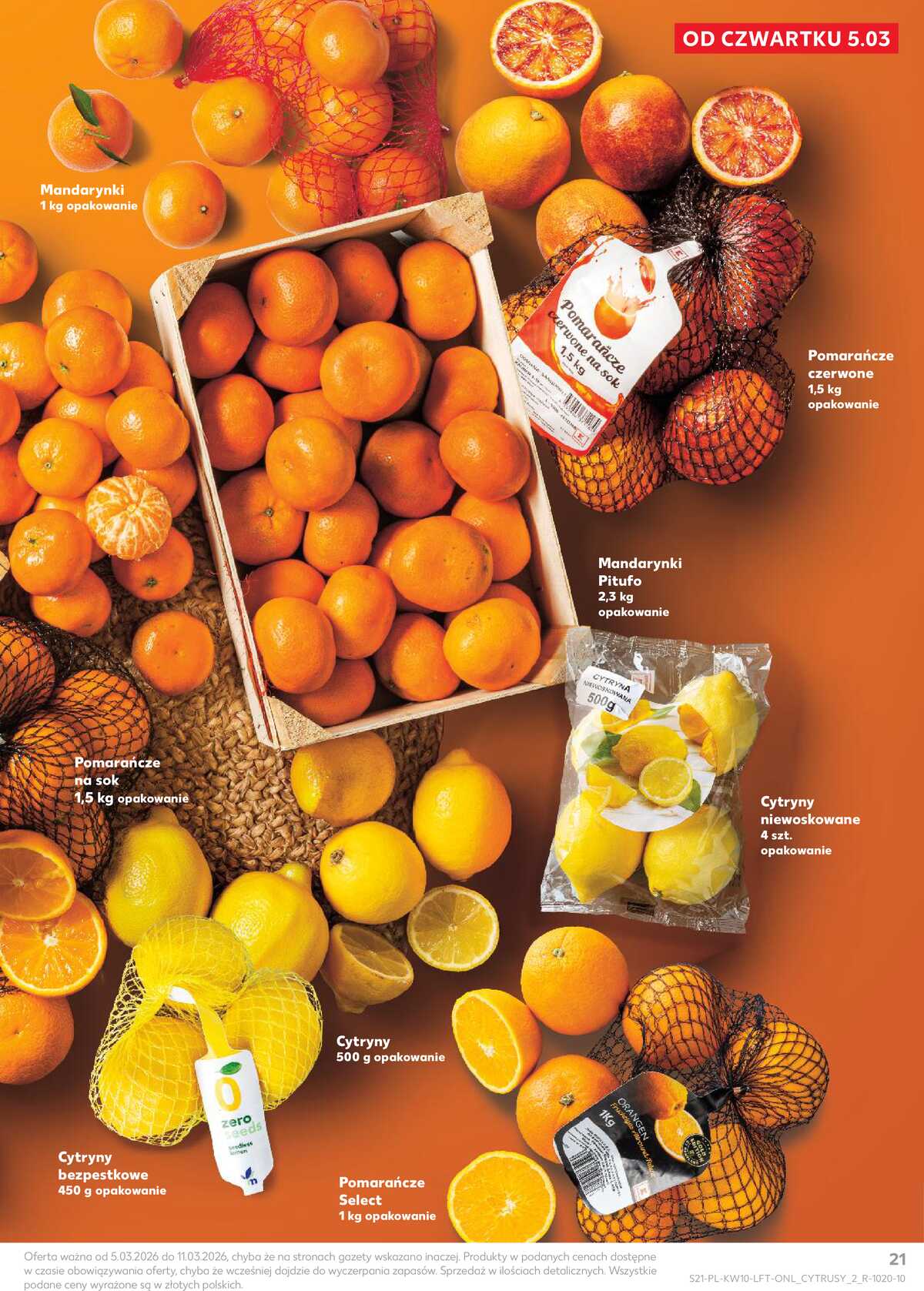 Leták Kaufland Polsko 5.3.-11.3.2026 - Noviny týdne strana 21