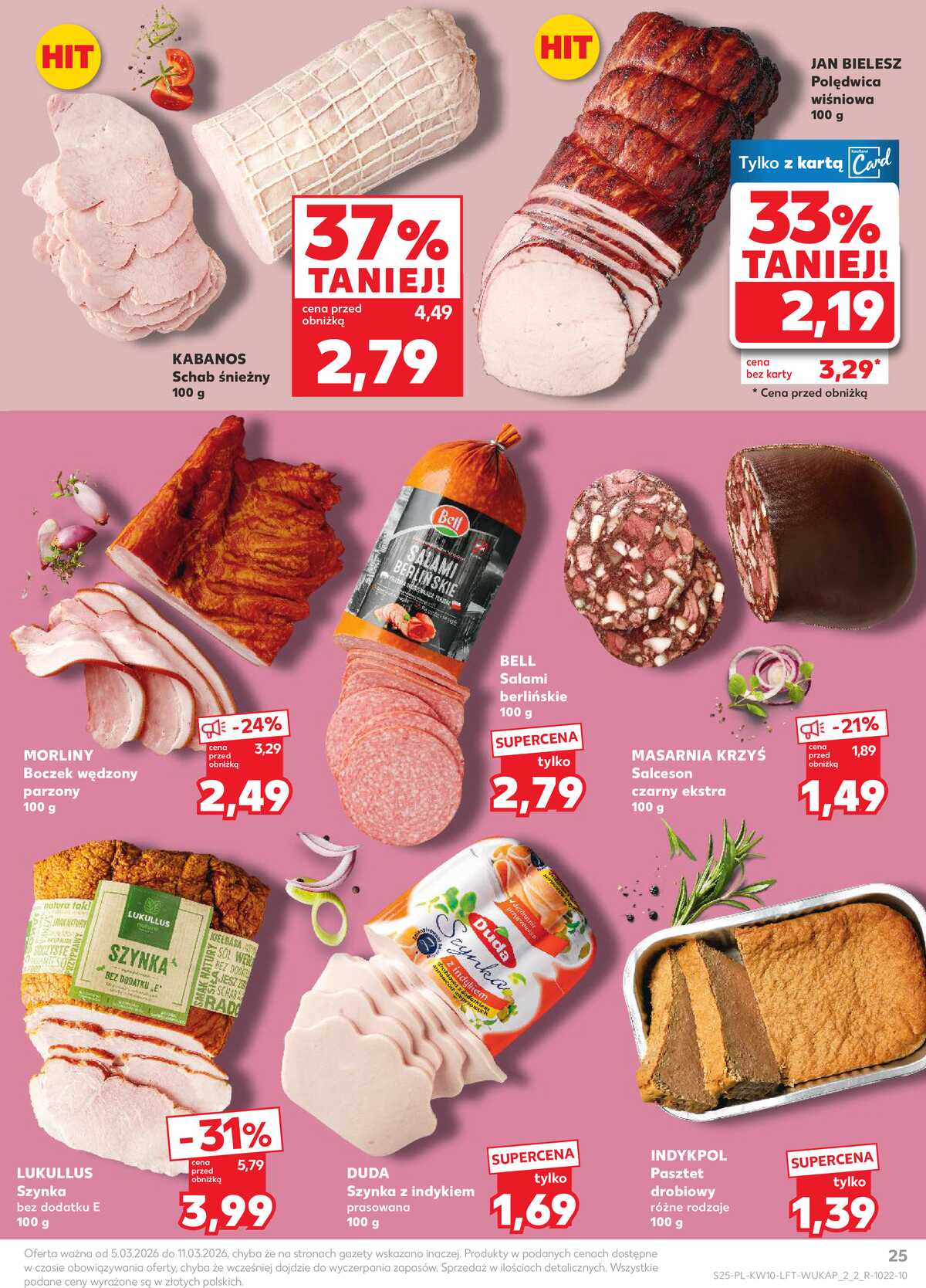 Leták Kaufland Polsko 5.3.-11.3.2026 - Noviny týdne strana 25