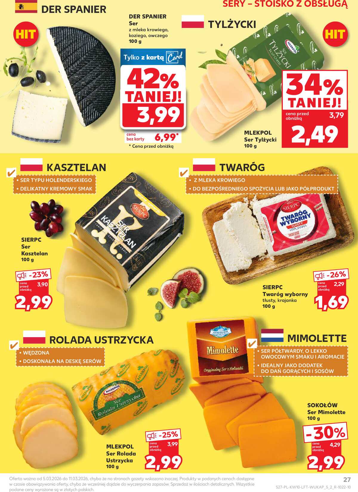 Leták Kaufland Polsko 5.3.-11.3.2026 - Noviny týdne strana 27