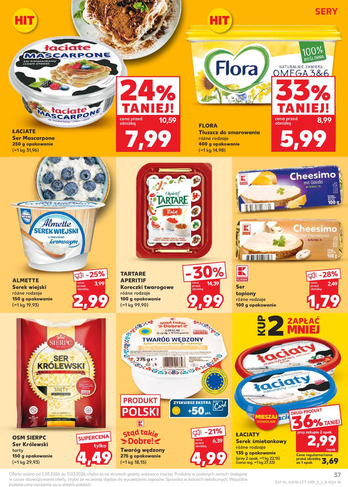 Leták Kaufland Polsko 5.3.-11.3.2026 - Noviny týdne strana 37