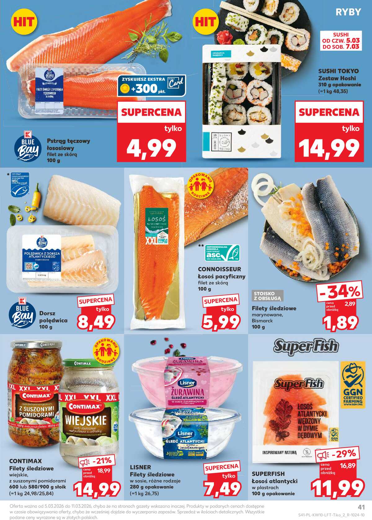 Leták Kaufland Polsko 5.3.-11.3.2026 - Noviny týdne strana 41