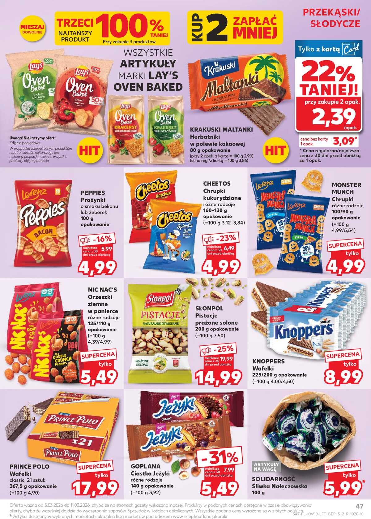 Leták Kaufland Polsko 5.3.-11.3.2026 - Noviny týdne strana 47