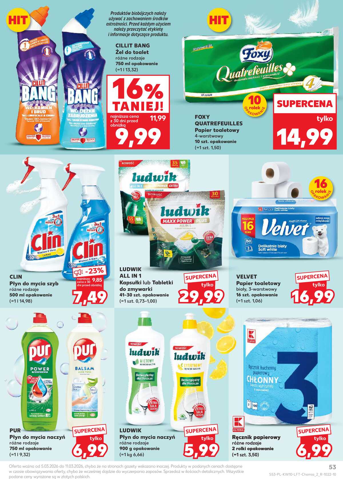 Leták Kaufland Polsko 5.3.-11.3.2026 - Noviny týdne strana 53