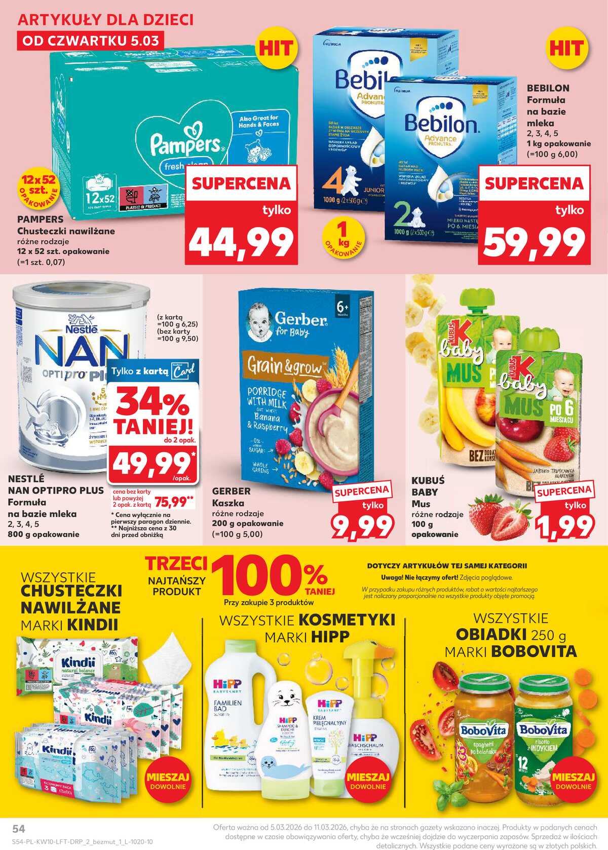 Leták Kaufland Polsko 5.3.-11.3.2026 - Noviny týdne strana 54