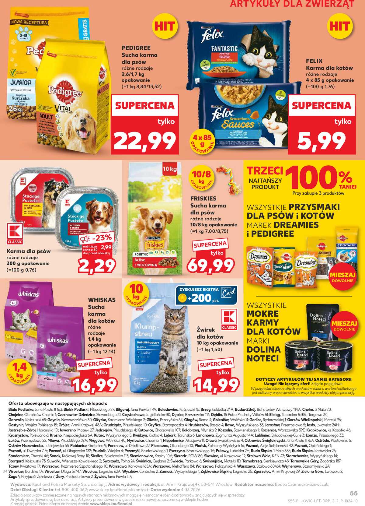 Leták Kaufland Polsko 5.3.-11.3.2026 - Noviny týdne strana 55