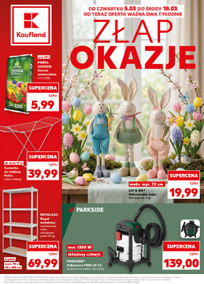 Leták Kaufland Polsko 5.3.-18.3.2026