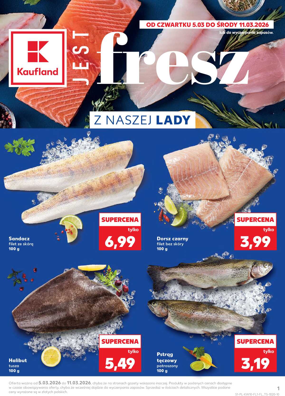 Leták Kaufland Polsko 5.3.-11.3.2026 strana 1