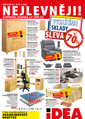 IDEA nábytek od 1.3. do 14.3.2026