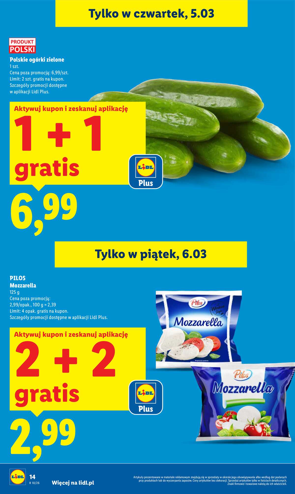 Leták Lidl Polsko 5.3.-7.3.2026 strana 14