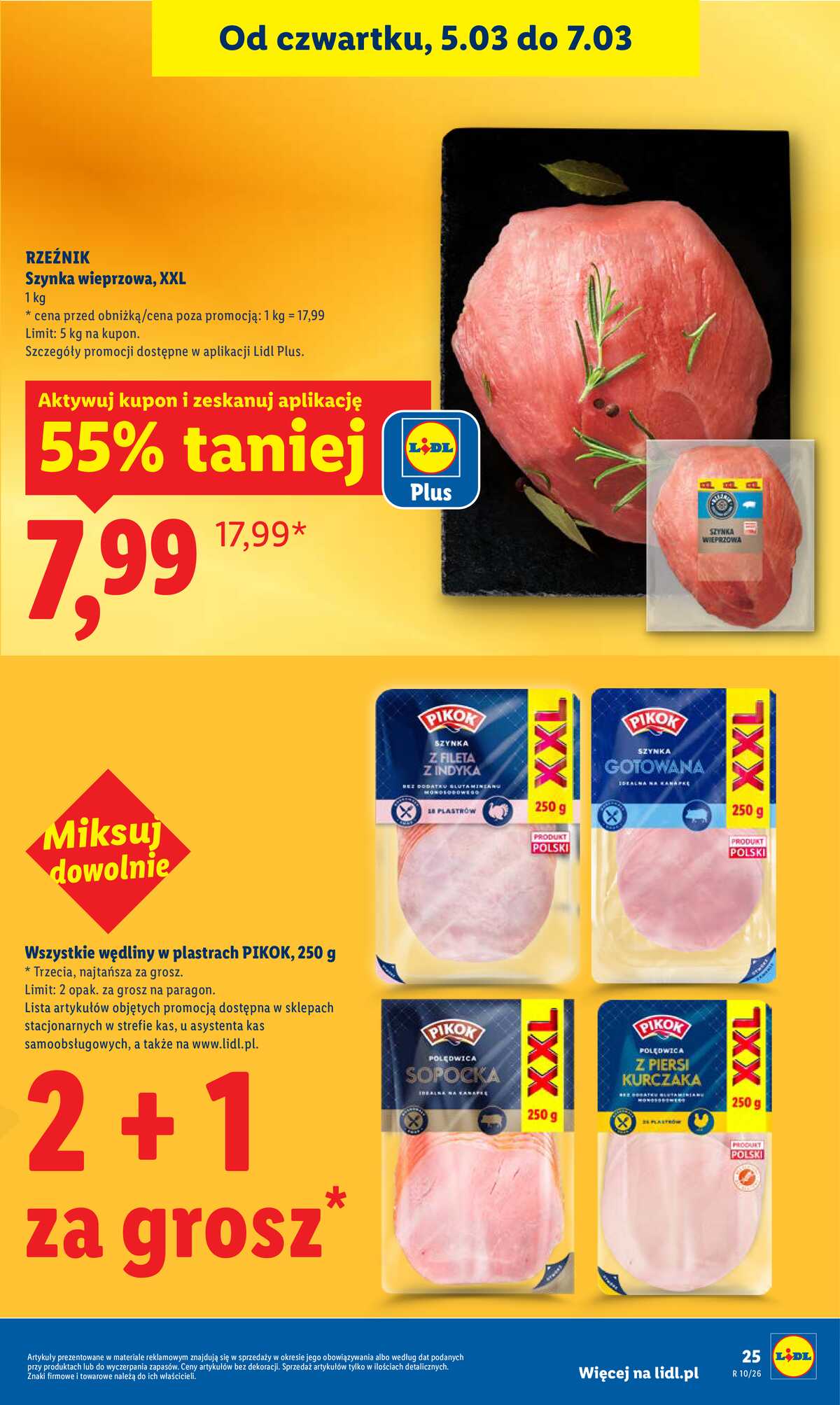 Leták Lidl Polsko 5.3.-7.3.2026 strana 25