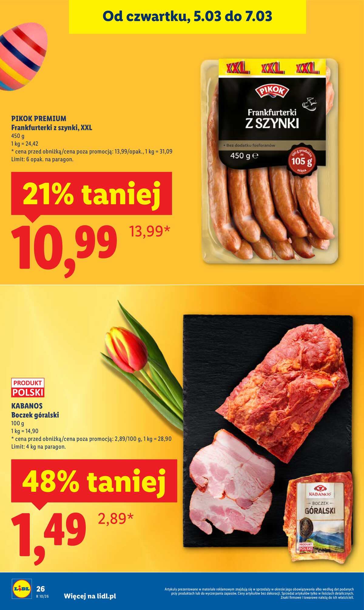 Leták Lidl Polsko 5.3.-7.3.2026 strana 26