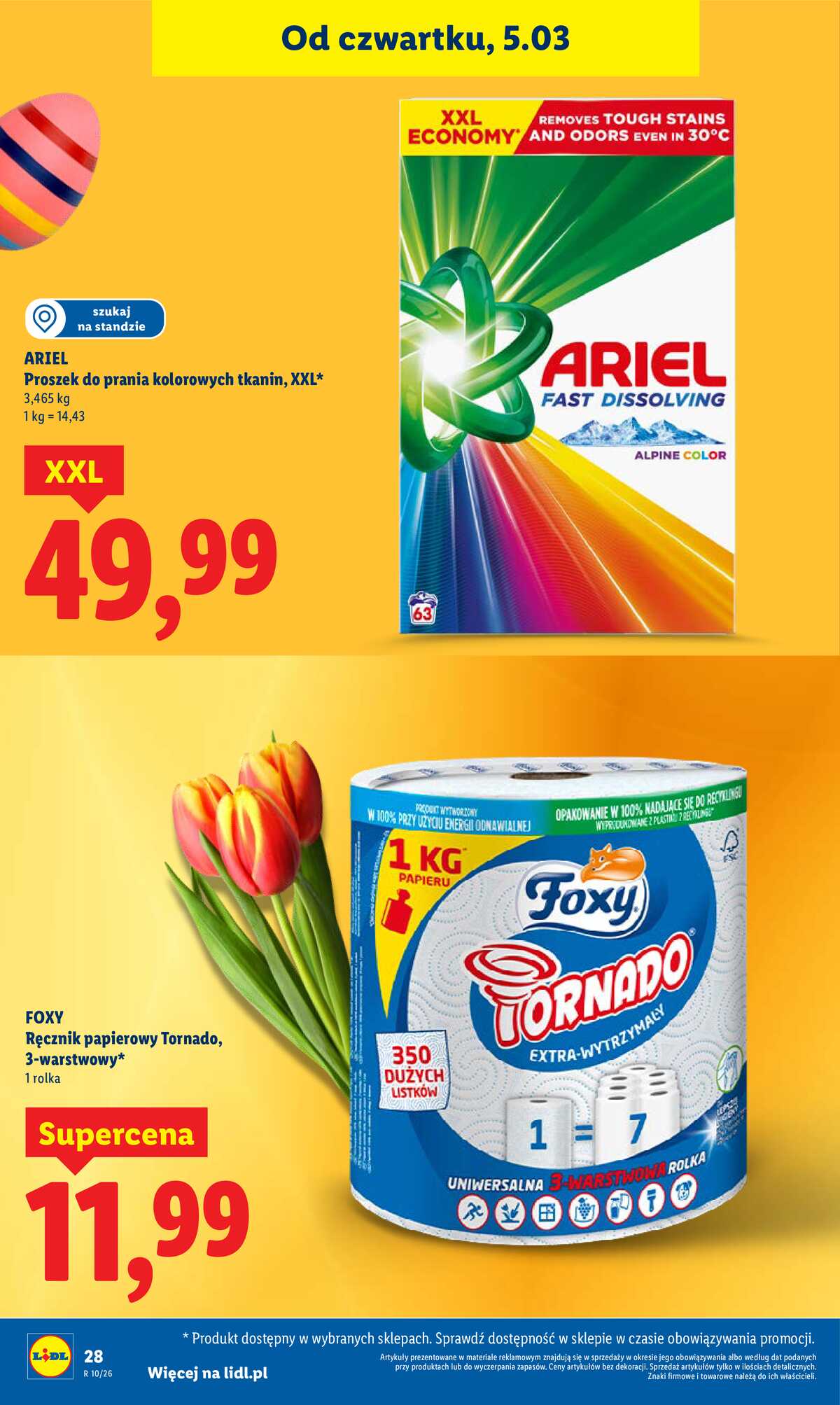 Leták Lidl Polsko 5.3.-7.3.2026 strana 28