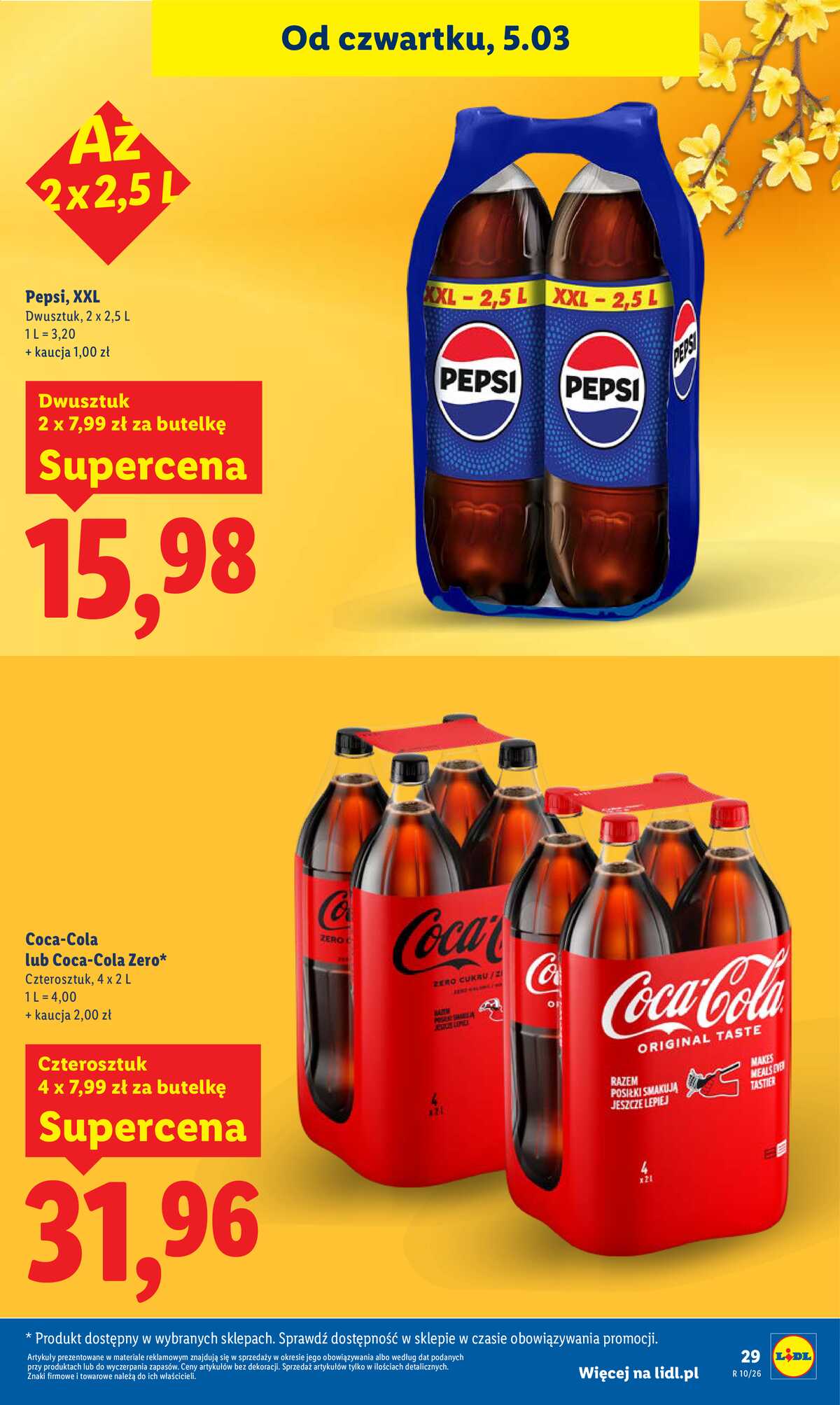 Leták Lidl Polsko 5.3.-7.3.2026 strana 29
