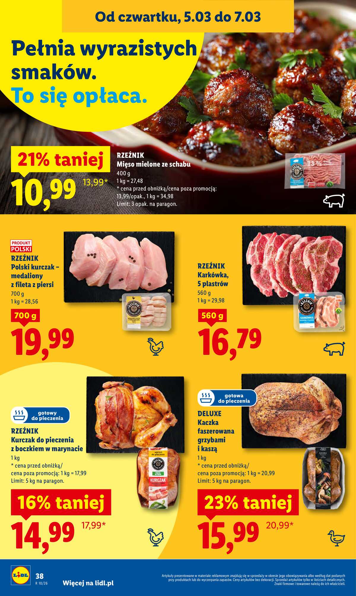 Leták Lidl Polsko 5.3.-7.3.2026 strana 40