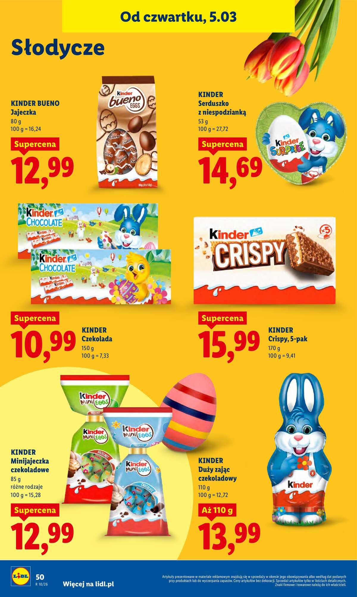 Leták Lidl Polsko 5.3.-7.3.2026 strana 52