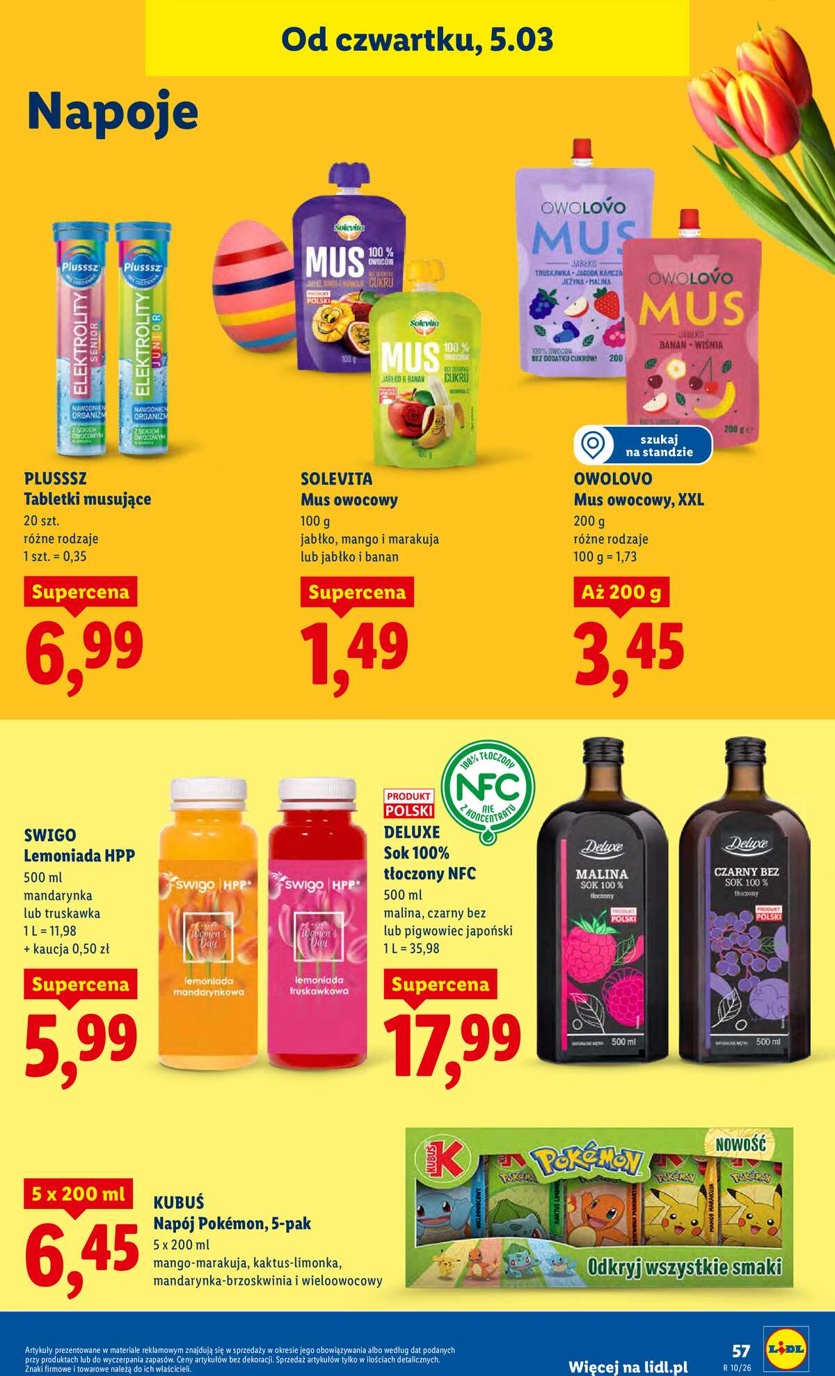 Leták Lidl Polsko 5.3.-7.3.2026 strana 59