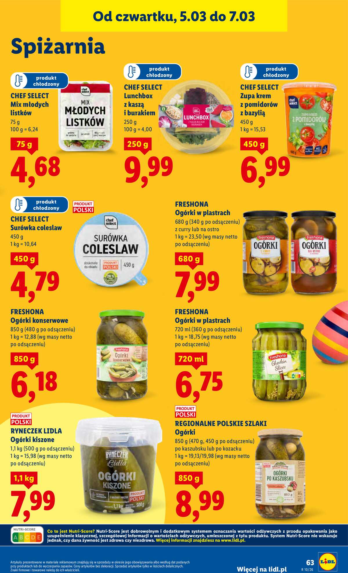 Leták Lidl Polsko 5.3.-7.3.2026 strana 65
