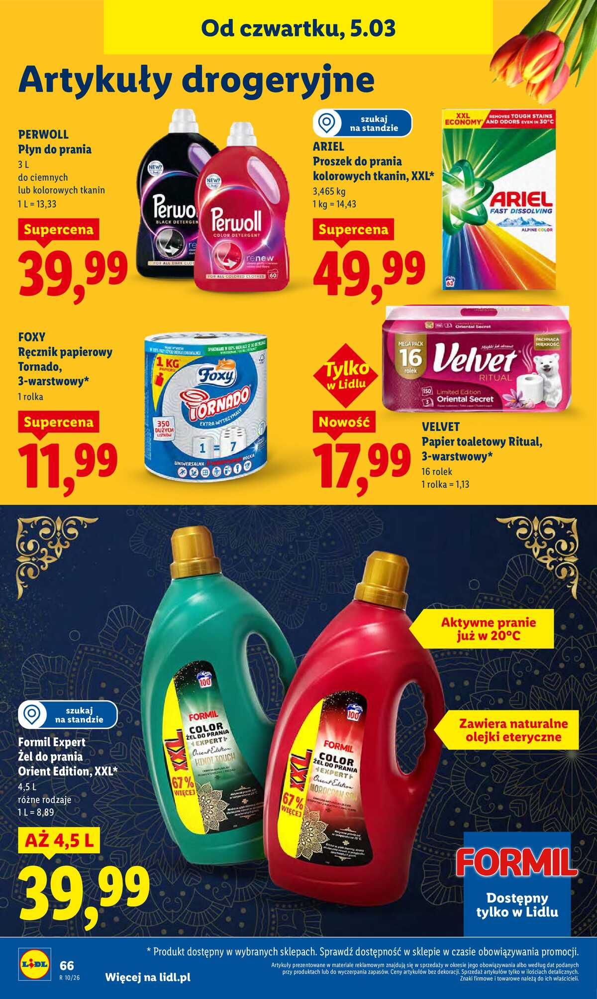Leták Lidl Polsko 5.3.-7.3.2026 strana 68