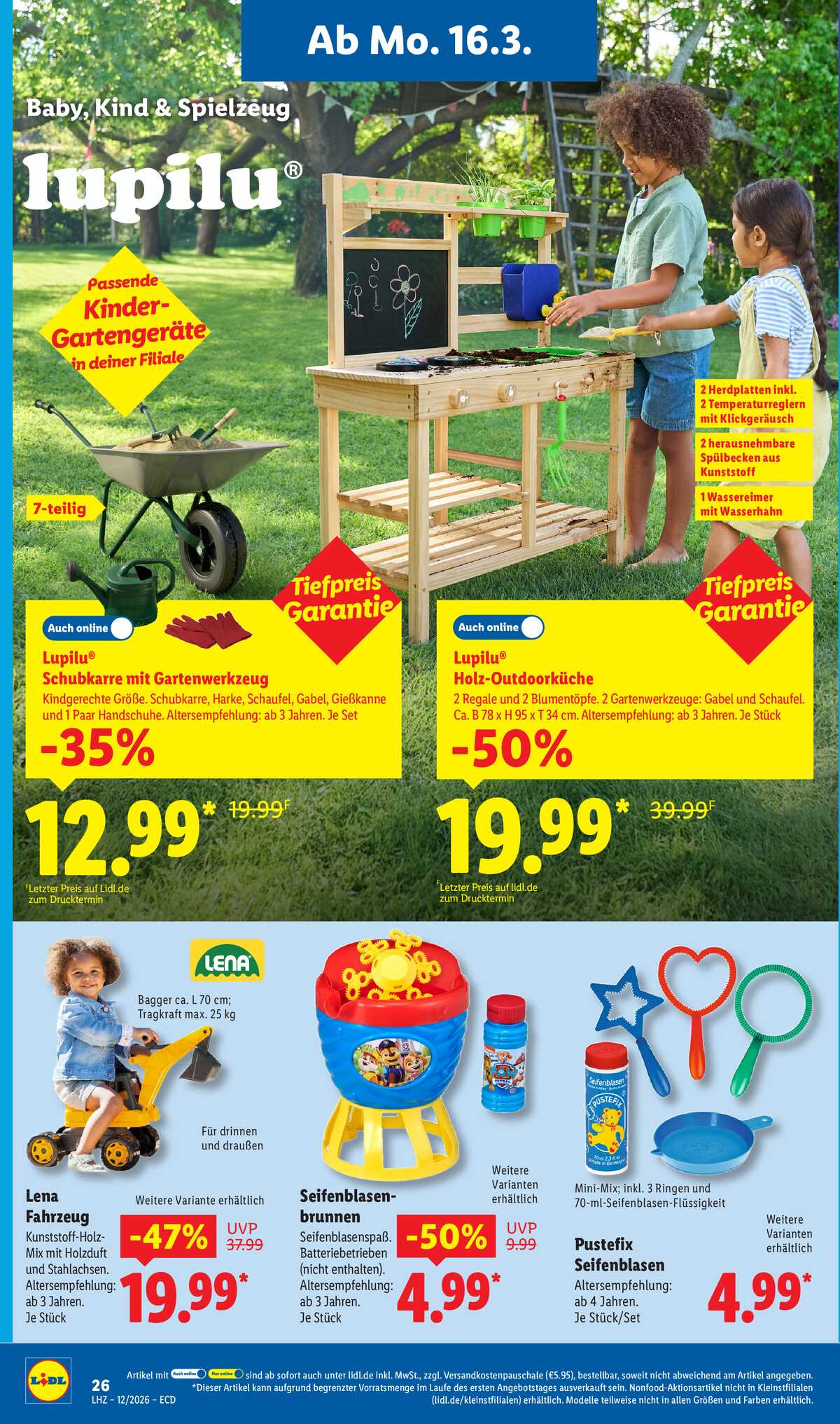 Leták Lidl Německo 16.3.-21.3.2026 strana 16