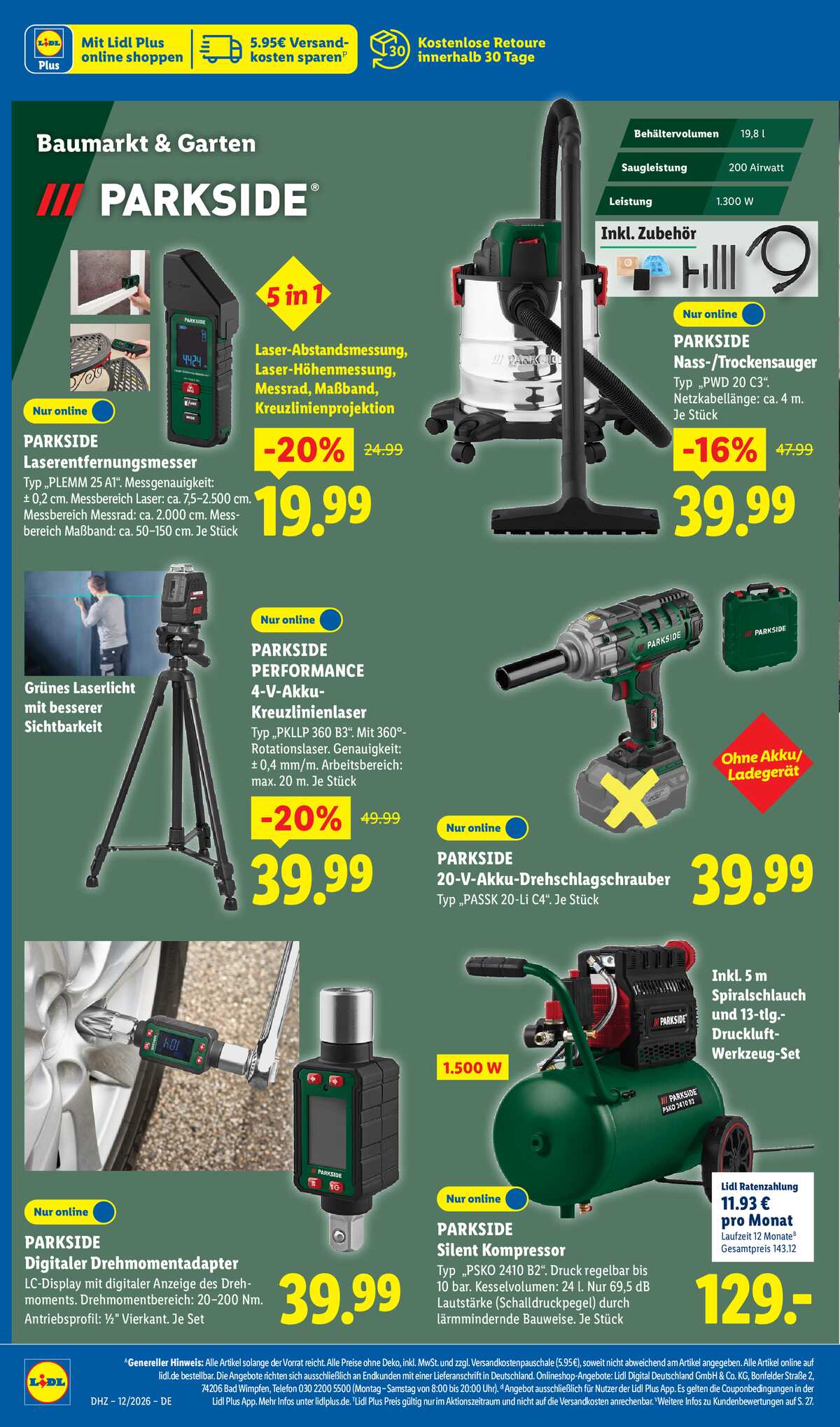 Leták Lidl Německo 16.3.-21.3.2026 strana 26