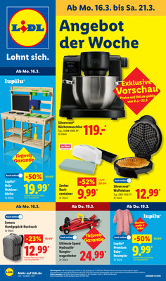 Leták Lidl Německo 16.3.-21.3.2026
