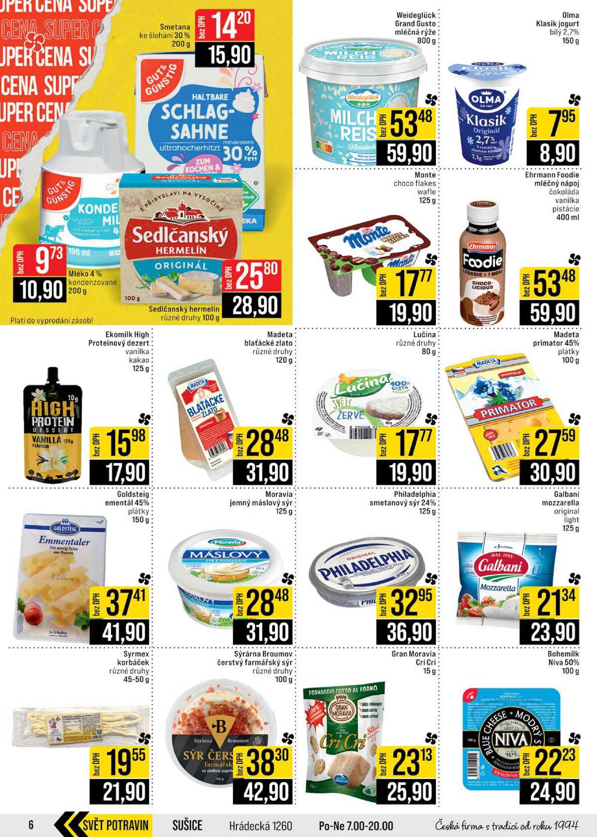 JIP Cash & Carry Brno, Praha, Ostrava, Jilemnice, Pardubice, Ostrava, Karlovy Vary, Olomouc a Zlín od 4.3. do 10.3.2026 strana 6