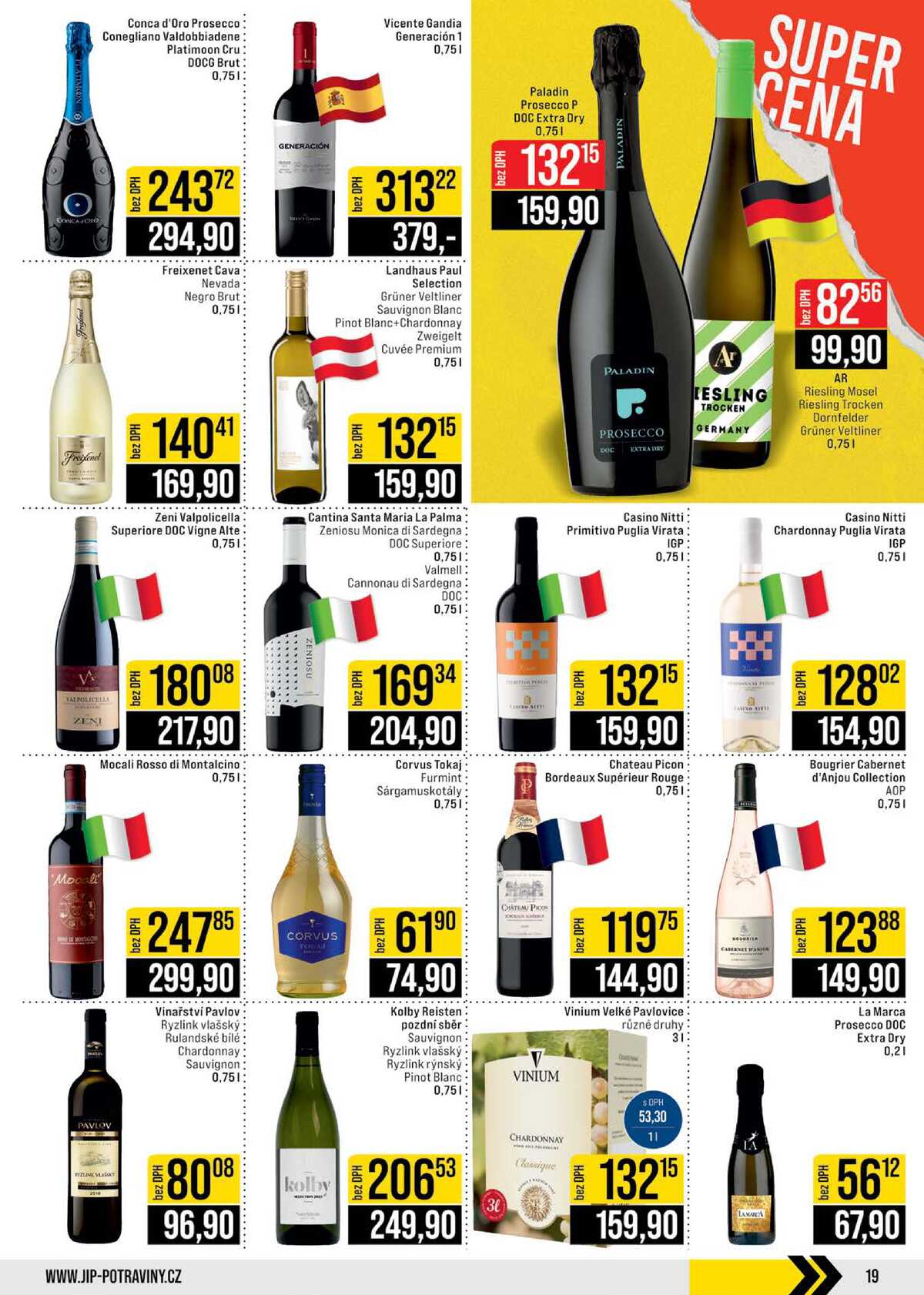JIP Cash & Carry Brno, Praha, Ostrava, Jilemnice, Pardubice, Ostrava, Karlovy Vary, Olomouc a Zlín od 4.3. do 10.3.2026 strana 19