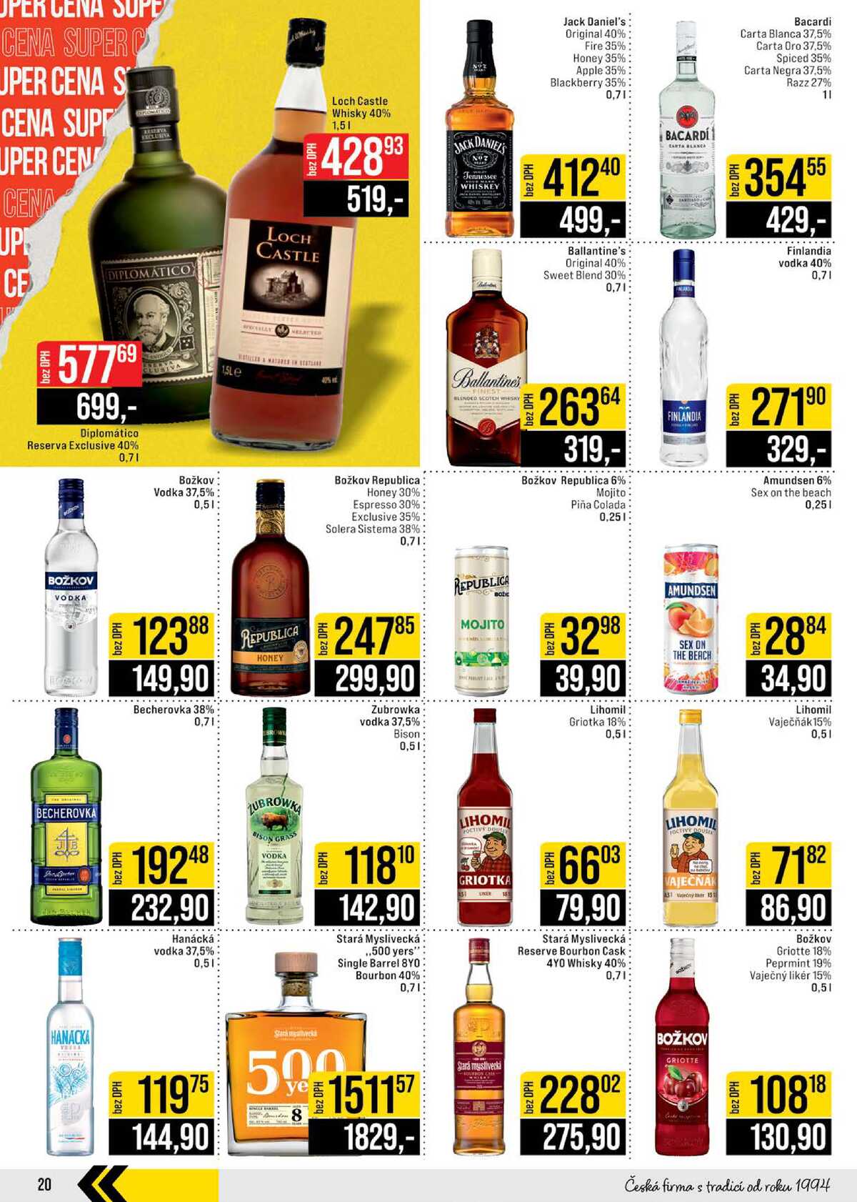 JIP Cash & Carry Brno, Praha, Ostrava, Jilemnice, Pardubice, Ostrava, Karlovy Vary, Olomouc a Zlín od 4.3. do 10.3.2026 strana 20