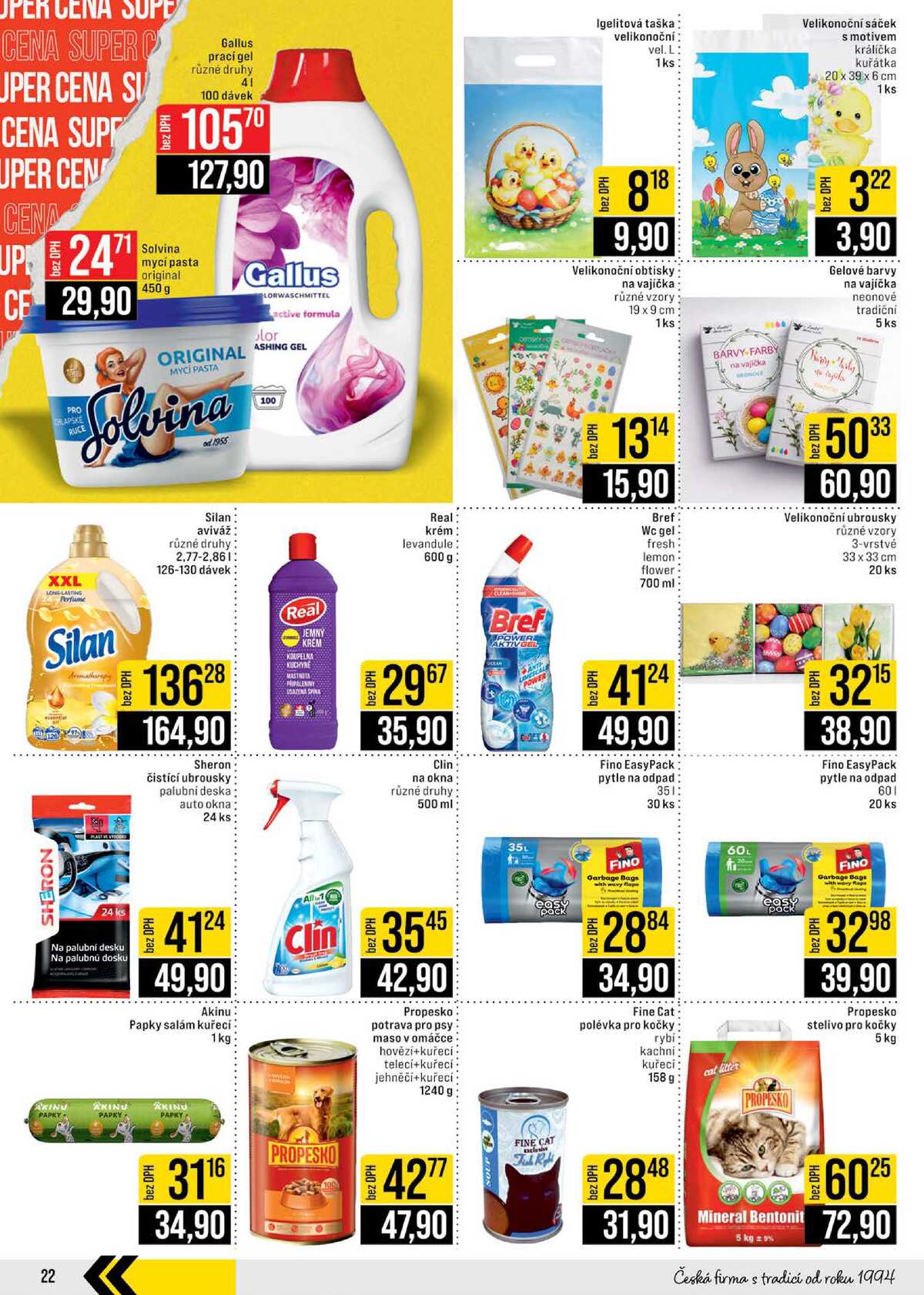 JIP Cash & Carry Brno, Praha, Ostrava, Jilemnice, Pardubice, Ostrava, Karlovy Vary, Olomouc a Zlín od 4.3. do 10.3.2026 strana 22
