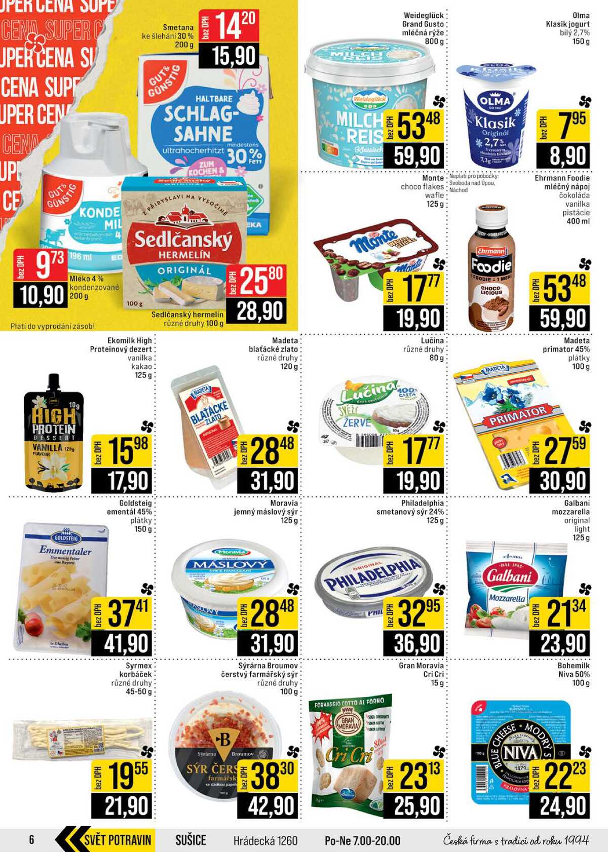 JIP Cash & Carry České Budějovice, Most, Náchod, Polička, Sušice a Svoboda nad Úpou od 4.3. do 10.3.2026 strana 6