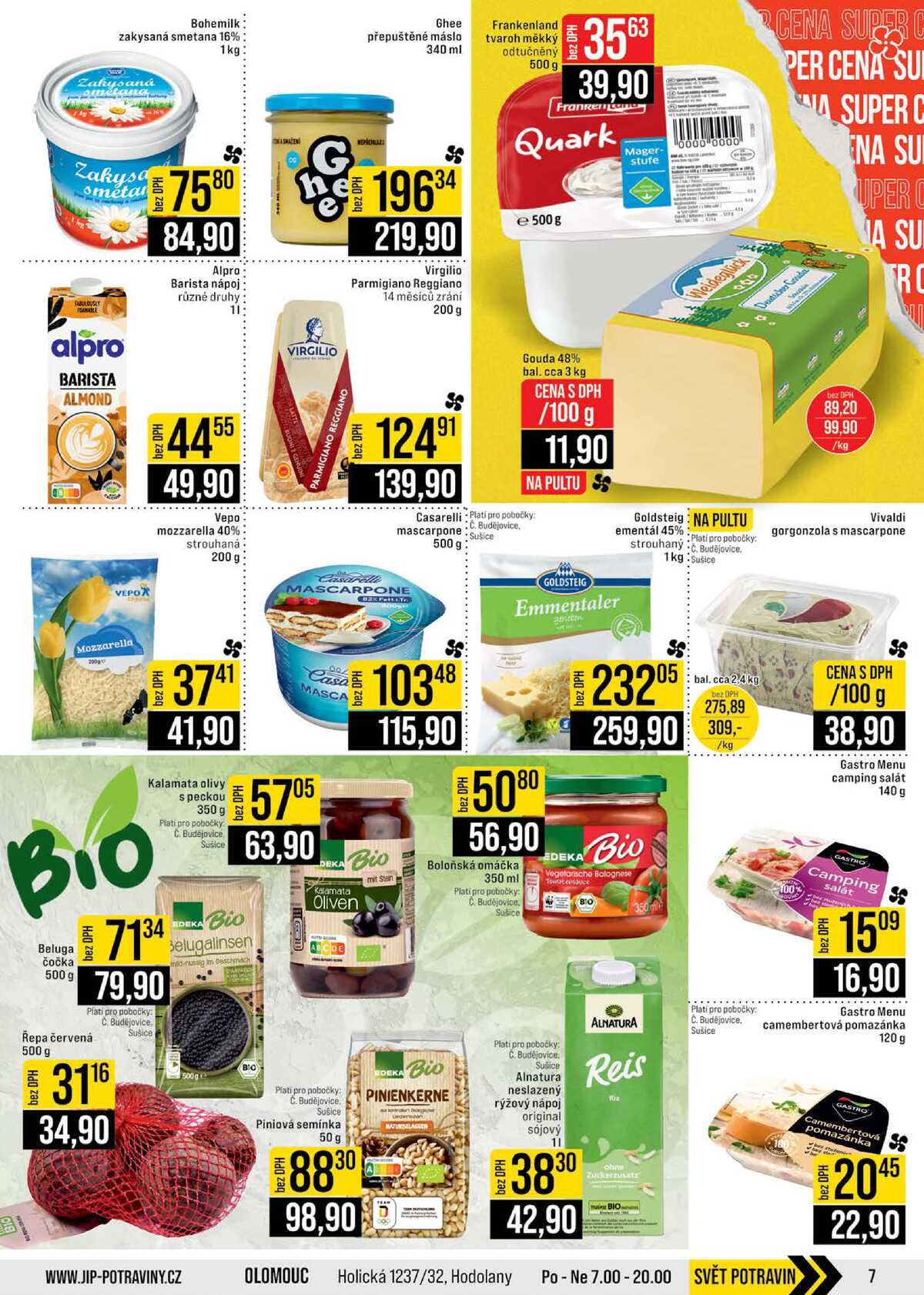 JIP Cash & Carry České Budějovice, Most, Náchod, Polička, Sušice a Svoboda nad Úpou od 4.3. do 10.3.2026 strana 7