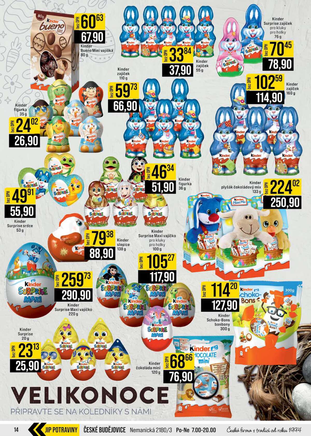 JIP Cash & Carry České Budějovice, Most, Náchod, Polička, Sušice a Svoboda nad Úpou od 4.3. do 10.3.2026 strana 14