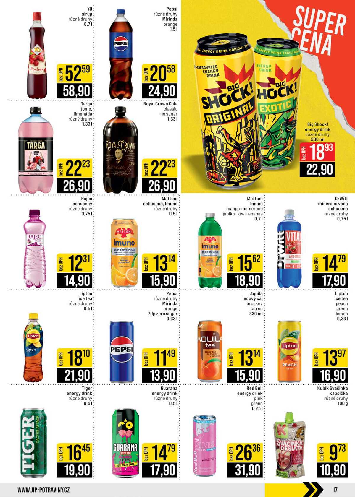 JIP Cash & Carry České Budějovice, Most, Náchod, Polička, Sušice a Svoboda nad Úpou od 4.3. do 10.3.2026 strana 17